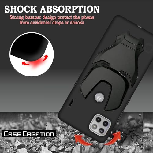 Image of COVERLY Official 3D Smooth Feel Avenger Logo Mask Soft Rugged Grip Iron Man Engraved Cartoon Movie Engraved Silicone Rubber Matte Strong Back Cover for Motorola Moto G 5G (2020) - Black