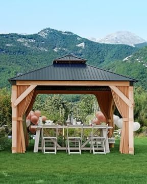 12 x 12 wood gazebo