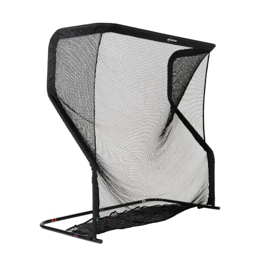 Net Return Home Series Golf Training Net, 7’x7’, Auto Ball Return, Portable Indoor/Outdoor, Simulator Use, Durable Aluminum