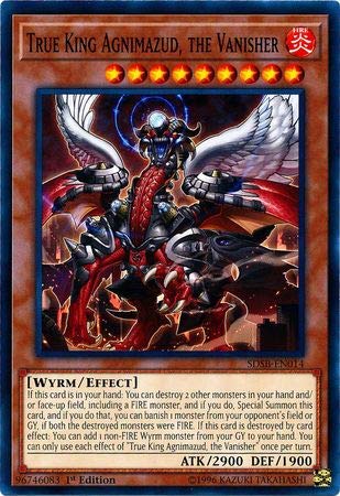 Yu-Gi-Oh! - True King Agnimazud, The Vanisher - SDSB-EN014 - Common - 1st Edition - Structure Deck: Soulburner