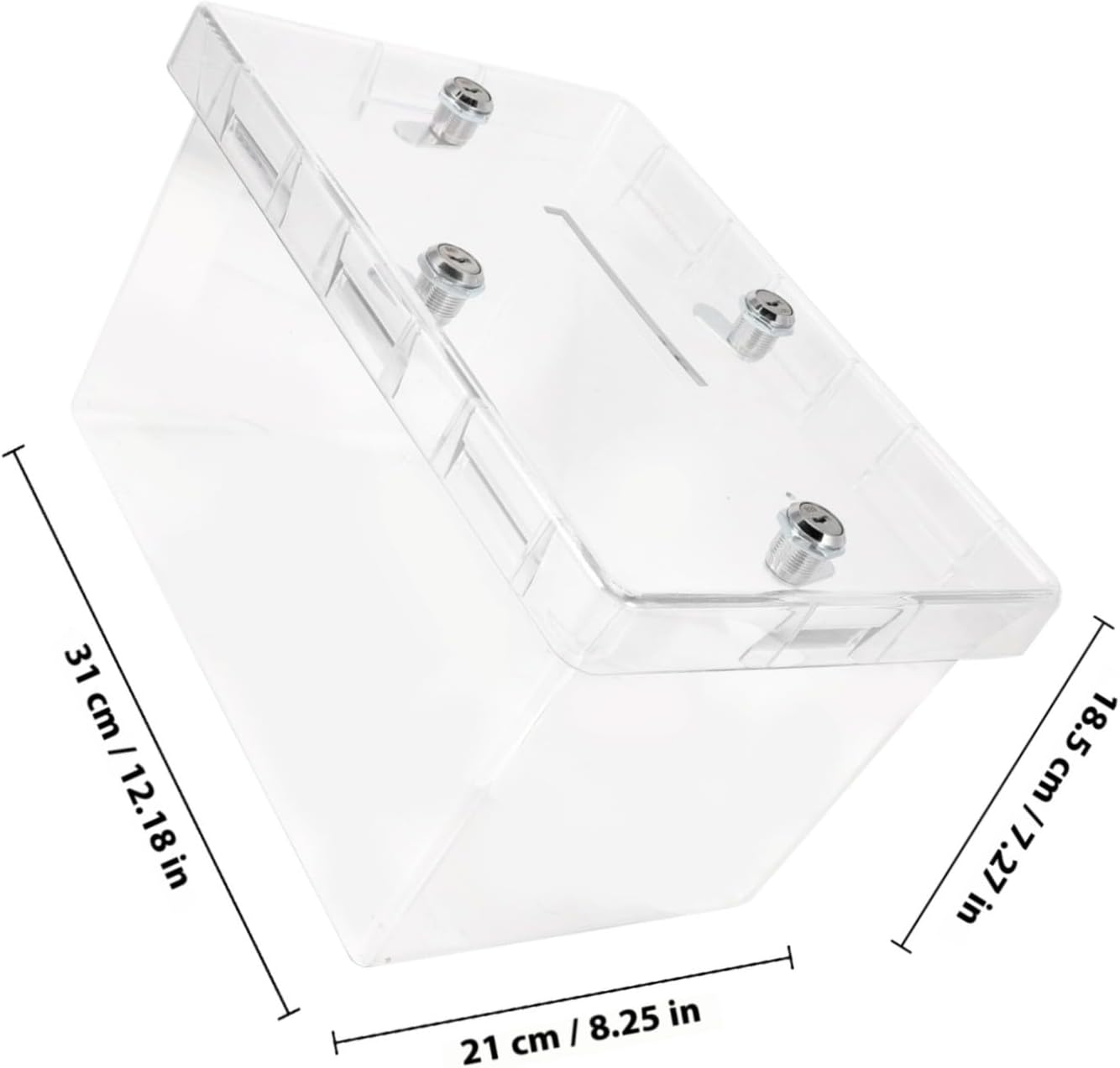 Wedding Shoes Hiding Box with Lockable Acrylic Card Box, Lock Storage for Wedding Party Supplies and Money Donations