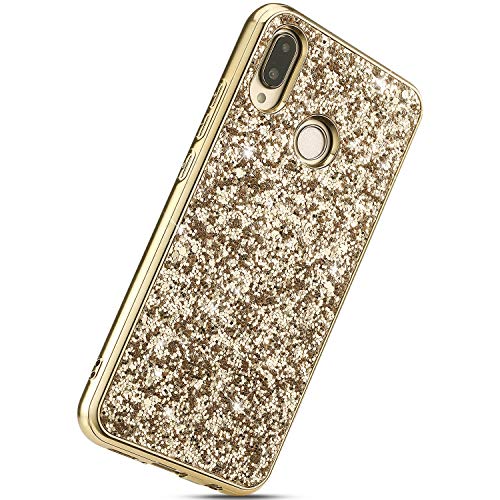 QPOLLY Cover Brillantini Compatibile con Huawei