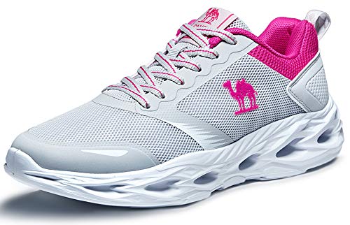 CAMELSPORTS Women's Running Shoes Cushioning Breathable Ultra Lightweight Casual Fashion Sneakers Grey
