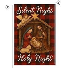 Multi-color (plaid background with earthy tones and traditional Christmas colors)