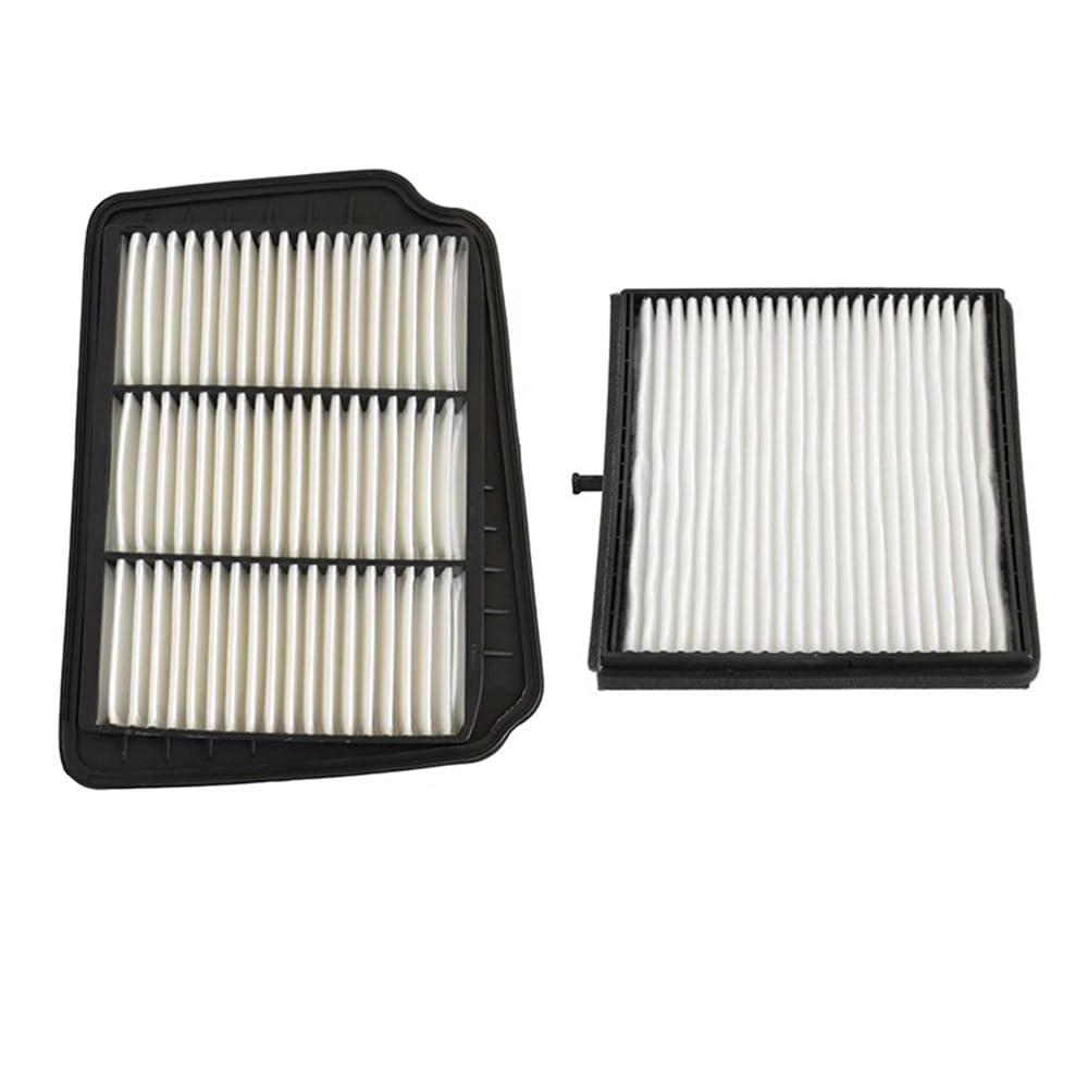 Filtr Powietrza Kabinowego dla Buick Excelle HRV Wagon, 23,1x19,5x2,5cm 2 szt. Filtr powietrza silnika samochodowego Filtr kabinowy 96553450/96554421