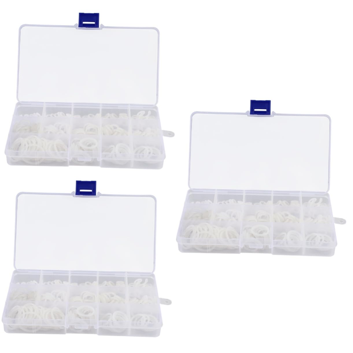 TOPBATHY 3 Set Rondelle Nylon Assortite Da Guarnizioni Impermeabili Per Riparazioni Idrauliche E Meccaniche Alla Corrosione E Alla Stoccaggio Conveniente E Applicazione 260 Pezzi*3