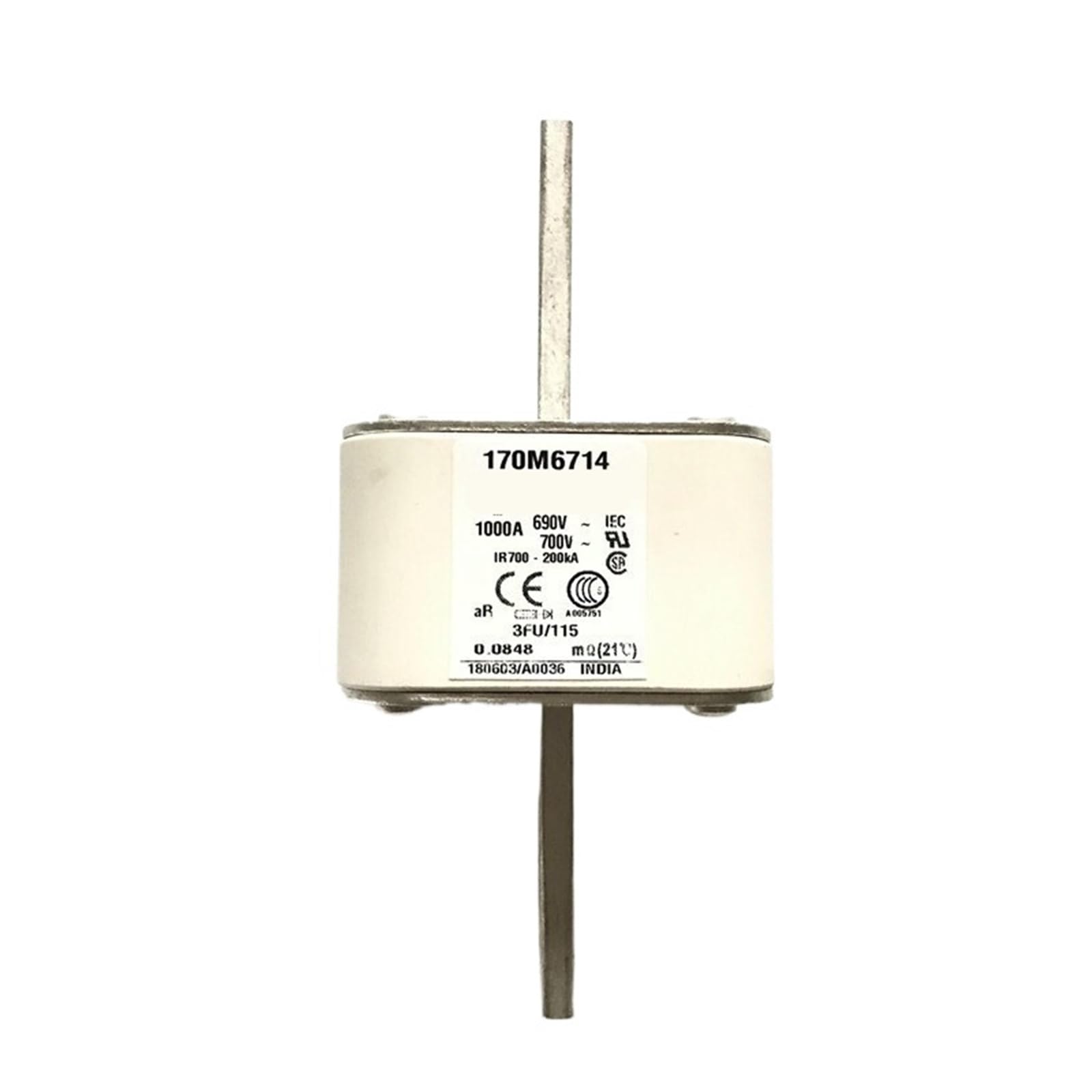 QRUYHBAJU 1PCS Fast Blow Fuse 170M6714