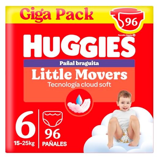 Huggies Ultra Comfort Pañal Braguita para Bebé con Disney Talla 6 (15-25 kg), 3 Packs x 53 Pañales, Total 105 Pañales