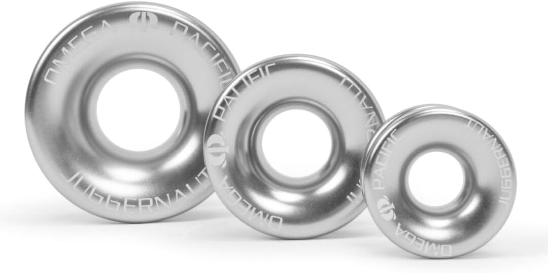 Omega Pacific Juggernaut Low Friction Ring – Arborist Gear for Tree Rigging, Climbing & Rope Redirect – Small, Medium, or Large – 30–98 kN MBS