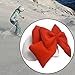 Menolana Cute Ski Helmet Cover Helmet Decoration Birthday Gifts Decorative Skiing Helmet Cover Helmets Accessories for Snowboard Cap, White Hat Red Bow