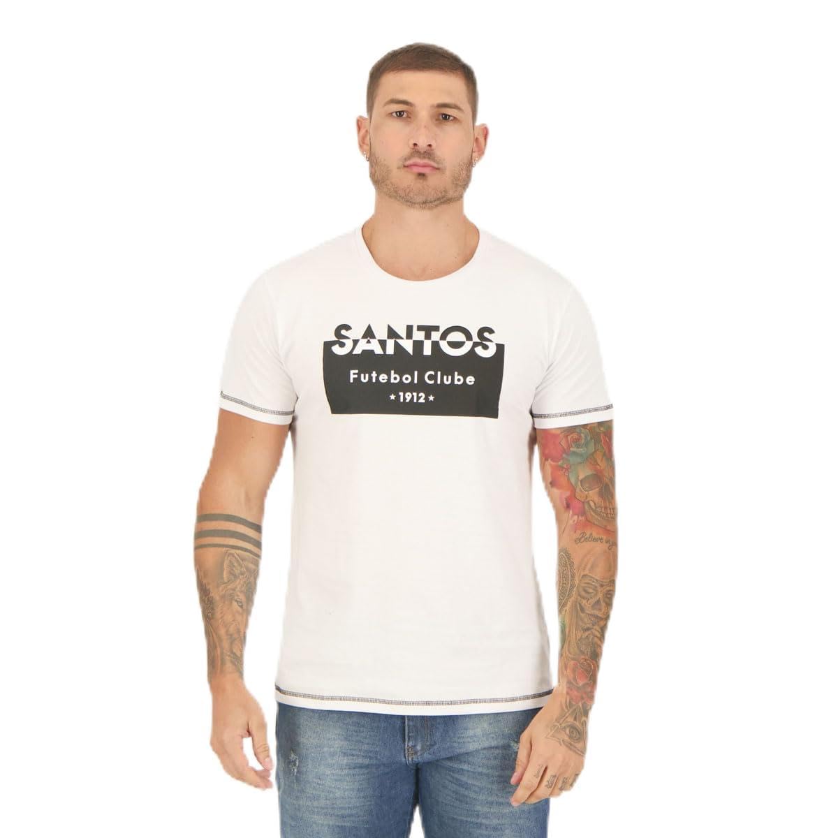 サントス F.C. シャツ ブラジル購入 Amazon.co.jp: [Braziline] サントスFC 公式ロゴレタリング