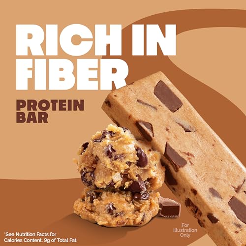 Quest Nutrition Chocolate Chip Cookie Dough Protein Bars, High Protein, Low Carb, Gluten Free, Keto Friendly, 12 Count - Image 5