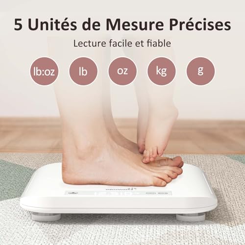 Grownsy Pèse Bébé, Balance 150 kg Pour Bébé, Nouveau-né, Adulte et Animal – vue 5