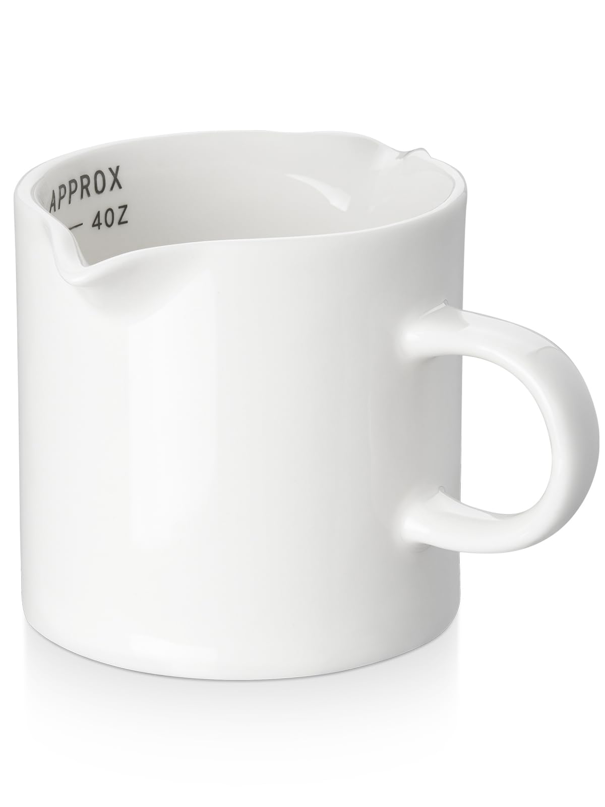 Espresso Cups, 5 OZ Ceramic Double Spouts Cups