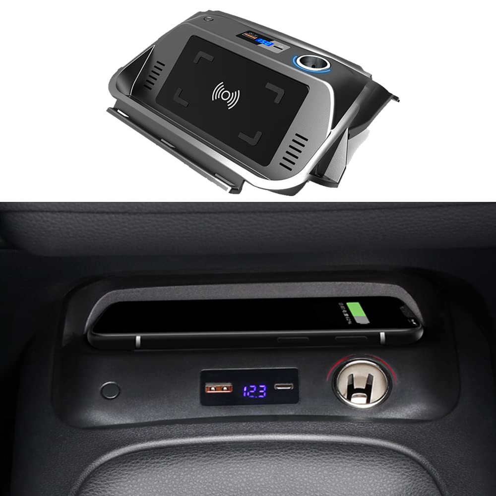 Amazon.co.jp: Kakash トヨタ専用QI ワイヤレス充電器 15W QC3.0充電器 