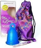 Most Customizable Menstrual Cup with Ring Handle | MeLuna Me Luna | Firm Period Cup Reusable Cup for Athletes | Tampon Pad Alternative | Sport