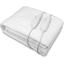 medisana HU 676 XXL Sottocoperta elettrica King Size con 2 elementi di comando, 150 x 160 cm, spegnimento automatico, con protezione da surriscaldamento, 4 impostazioni di temperatura, lavabile