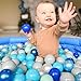 Sunwhat Ball Pit Balls 500 Pieces Colorful,BPA&Phthalate Free Non-Toxic Crush Proof Plastic Balls for Ball Pit,Baby Kids Birthday Pool Tent Party, Childrens Toy Bounce House 2.2inches(500 pcs) Pond