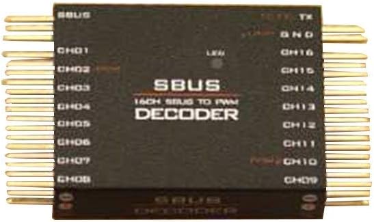 QWinOut DIY SBUS to 16CH PWM Converter SBUS to PWM/PPM DECODER Two Way PPM Support Conversion of Futaba, Orange, Frsky and Other SBUS Signals