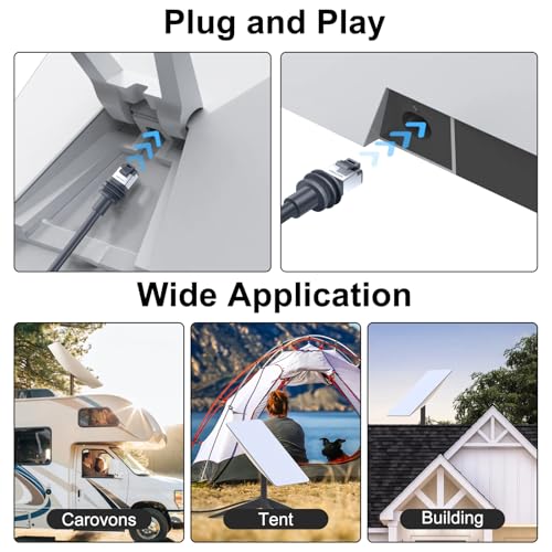 Cable Twozoh Starlink Gen 3 Ethernet 60ft miniatura 4