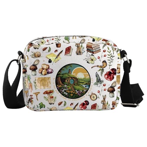 WCGXKO Fantasy Bookish Fandom Crossbody Bag L Ring Gift Literature Gift for Movie Fans - Main Image