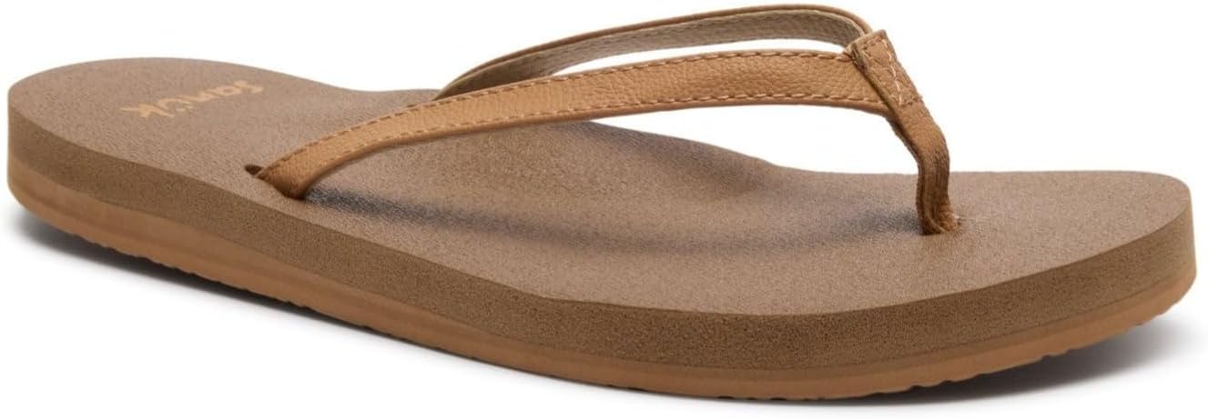 Sanuk Yoga Joy | Flip Flops for Women | Yoga Sandals For Women | Women’s Beach Sandals | Memory Foam Footbed
