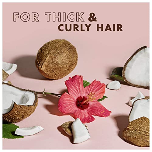 SheaMoisture Curl and Shine Coconut Shampoo Coconut & Hibiscus for Curly Hair Paraben Free Shampoo 13 oz