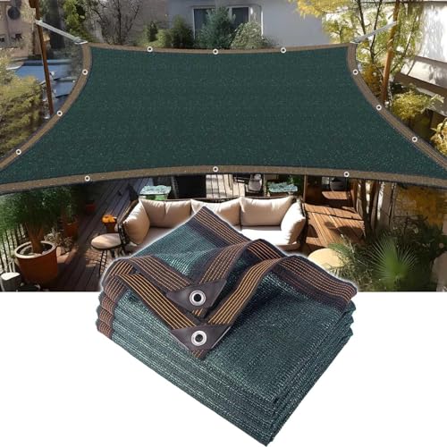 Toldo de vela de sombra 90% para proteger tu coche del calor extremo 2