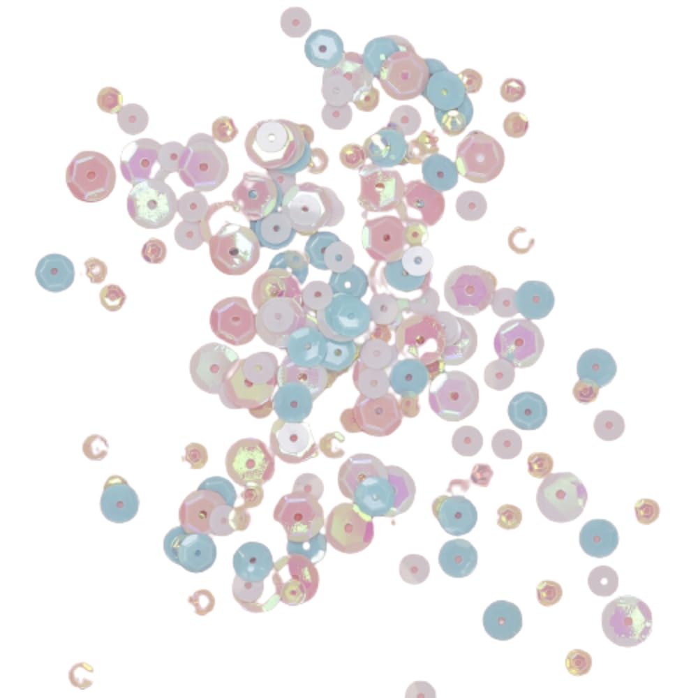 Craftelier Pailletten Mix - Rosa, Weiß & Gold Pailletten Für Basteln, Scrapbooking & Karten