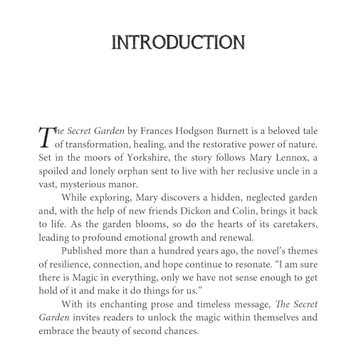 Image of The Secret Garden | Adventure & Discover Children's Classic for Girls and Boys | Unabridged & Complete (256 Pages) | Paperback Edition with Premium ... for Readers of All Ages (Classic Novels)