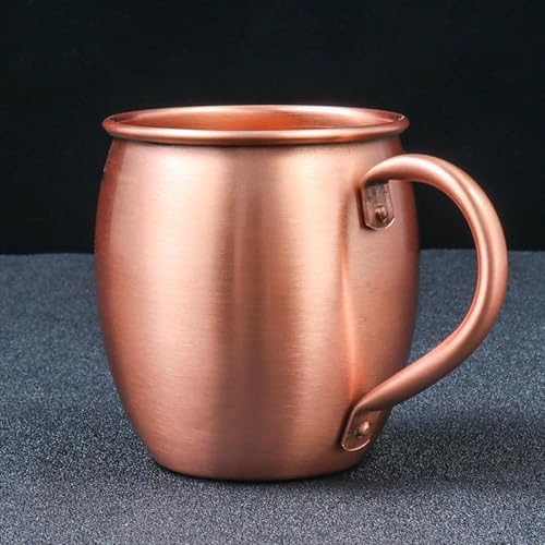 Tazas de cobre Moscow Mule hechas a mano con diseño martillado de 530 ml para coctelería premium 8