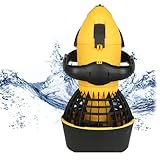 Scooter acuático para adultos y niños, potenciador para natación y buceo, motor submarino, scooter submarino, juego de propulsor submarino, scooter marino para buceo y esnórquel,Yellow