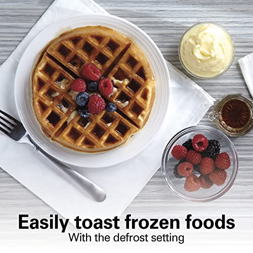 Image of Hamilton Beach 2 Slice Extra Wide Slot Toaster with Bagel & Defrost Settings,Shade Selector with 7 Browning Levels,Toast Boost,Auto Shutoff,Black & Stainless Steel (22633),(Pack of 2)