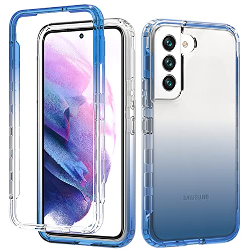 Coque Samsung S22 Ultra transparente antichoc Galaxy S21 S20 FE bleu