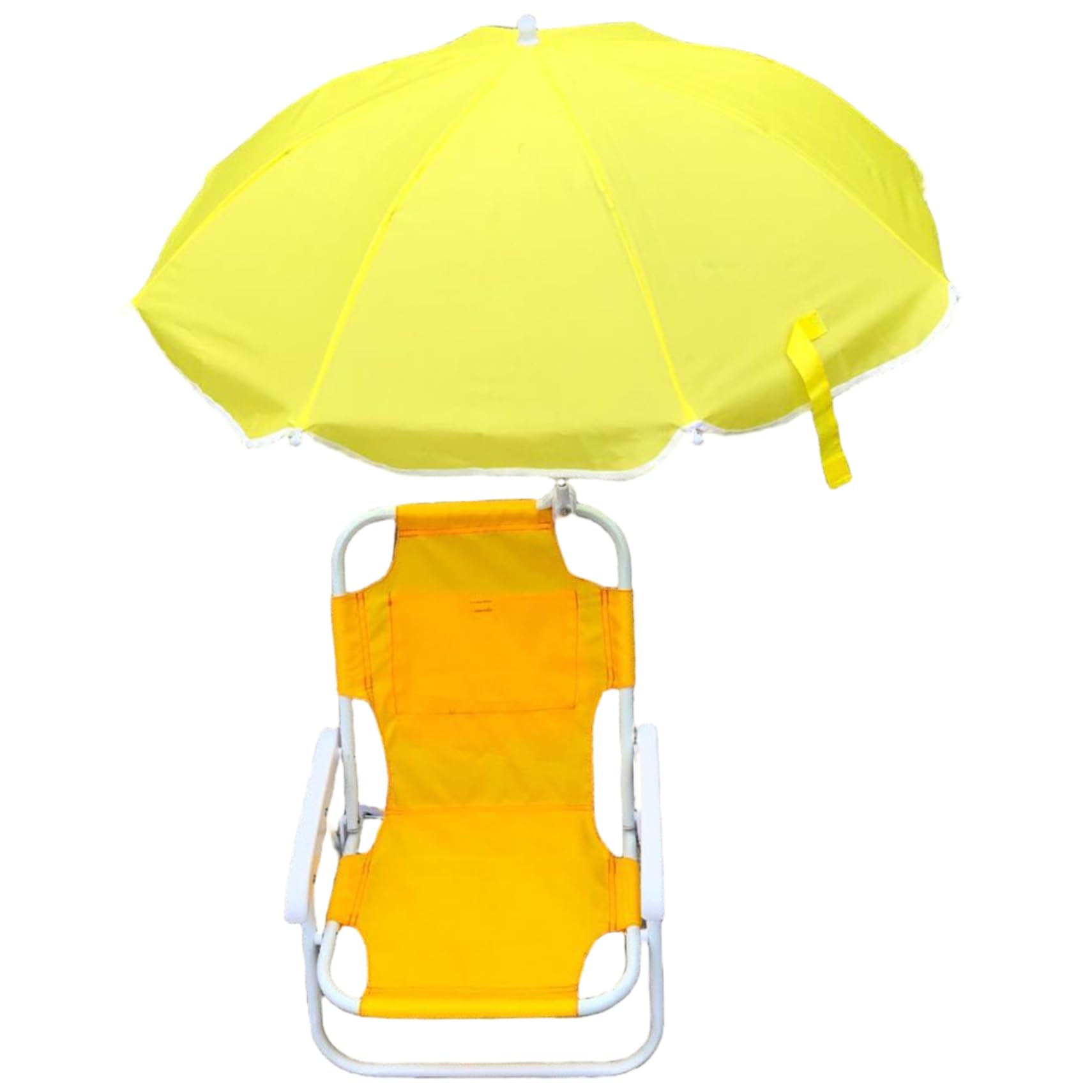 Chaises de plage pour enfants avec parapluie pare-soleil et structure robuste