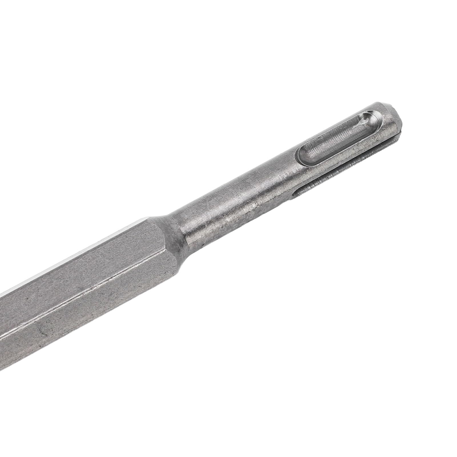 AMONIDA Juego de Brocas de Cincel para Taladro Percutor de 17 Piezas, Brocas de Acero de Aleación con Cinceles para Hormigón, Caja de Almacenamiento de Plástico para, Ideal para Construcción