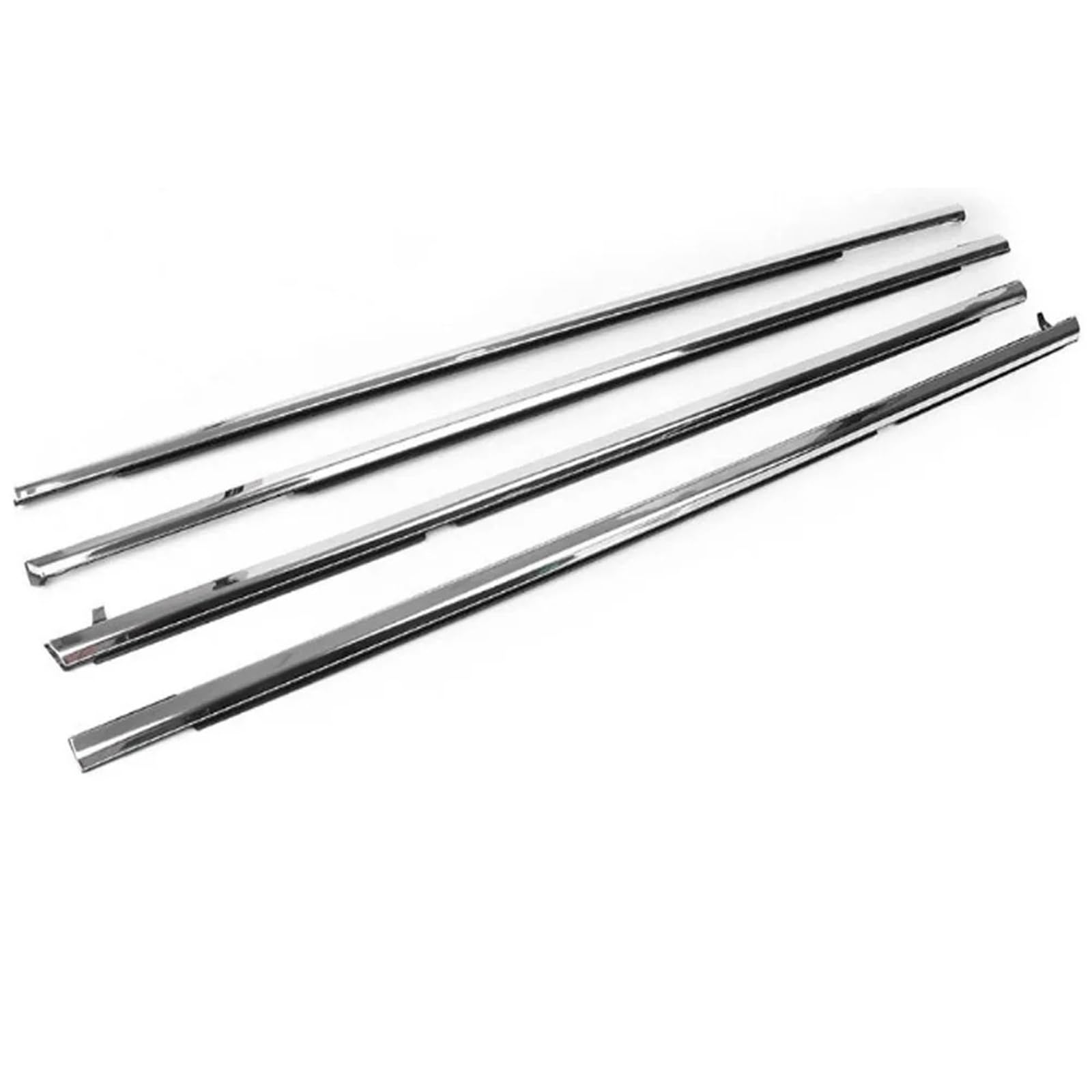 Alxyutek One Color Edge Trim Car Edge Trim Fit For Accord 2008-2012 Styling 4Pcs/Set Car Window Door Belt Weatherstrip Seal Trims Chrome Outside Deflector