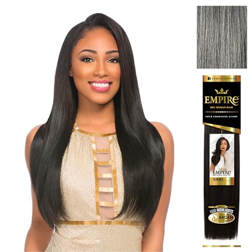 Sensationnel Empire Yaki Human Hair,1 Pack 10 inch, M51