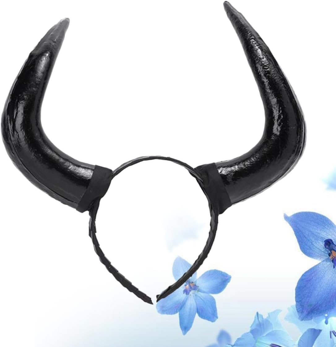 YARNOW Simulation Horn Headband Halloween Black Polyethylene for Cosplay