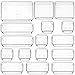 Set di 16 Scatole Stoccaggio - Organizzatore de Cassetto Trasparente, Multifunzionale Portaoggetti da Scrivania Cassetto Organizer 5 Dimensioni per Cucina, Ufficio Scrivania, Toletta, Bagno, Armadio