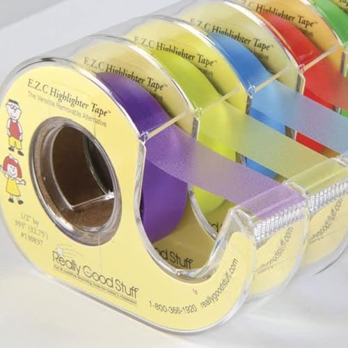 E.z.c. Highlighter Tape - 1/2-In Wide - 32-Ft Long #TOP4