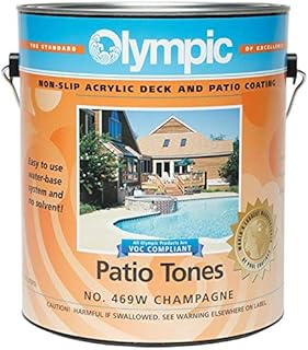 Olympic Patio Tones Deck Coating - Champagne - 6 Pack