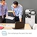 HP LaserJet Enterprise Flow MFP M636z Monochrome All-in-One Printer with Built-in Ethernet, 2-Sided Printing, high-Capacity Input Feeder, Wheeled Stand & 3-bin Stapler/Stacker (7PT01A)