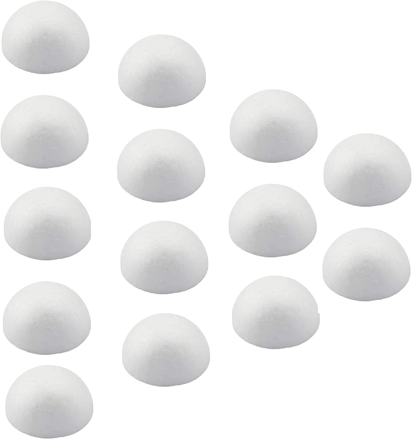 3.15 in 15PCS Styrofoam Half Balls Half Foam Balls for