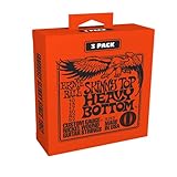 Ernie Ball Skinny Top Heavy Bottom Slinky Electric Guitar Strings 3-Pack - 10-52 Gauge (P03215)