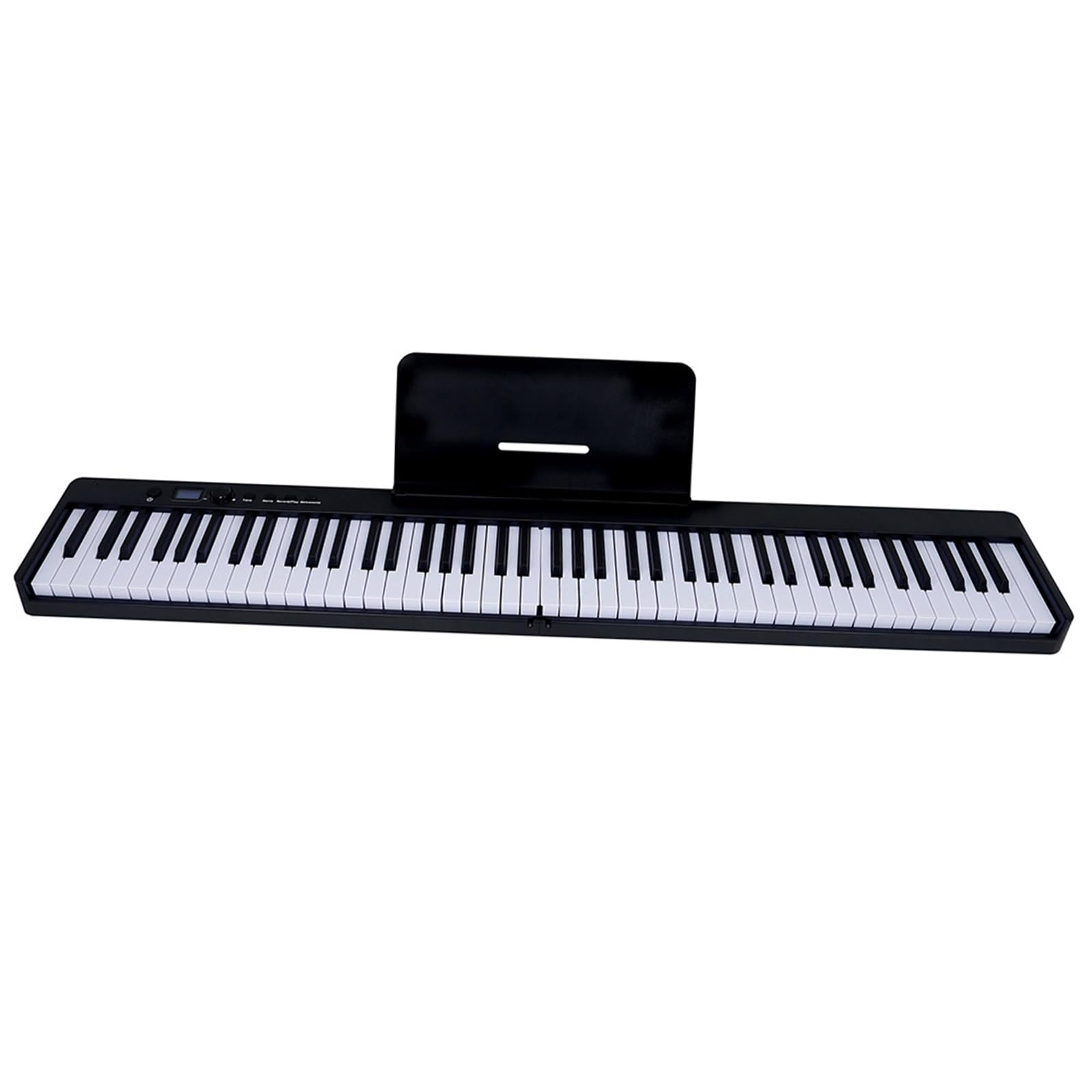 Tastiera Digitale Per Principianti Pianoforte Pieghevole A 88 Tasti Tastiera Elettronica Portatile Per Principianti Adulti(Black)