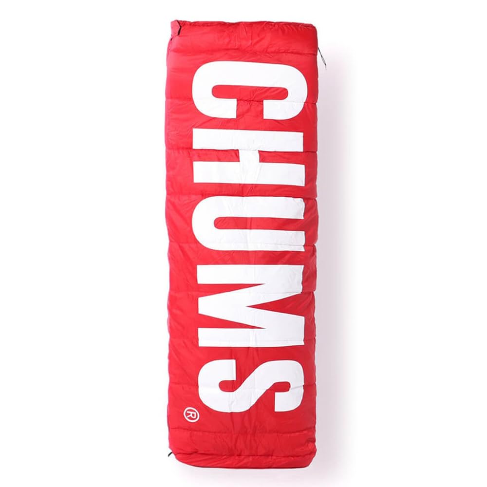 CHUMS ロゴ スリーピングバッグ 寝袋　キャンプ Amazon.co.jp: チャムス (CHUMS) スリーピングバッグ 寝袋 チャムス
