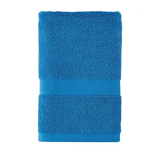 Image of Tommy Hilfiger Modern American Hand Towel, 16 x 26 inch, Swedish Blue