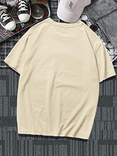 SOLY HUX Men's Graphic Tees Letter Print Vintage T-Shirts Short Sleeve Crewneck Casual Summer Tee Top2