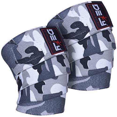 Defy Sports' Knee Wraps for Weightlifting - Provides Knee Support ...